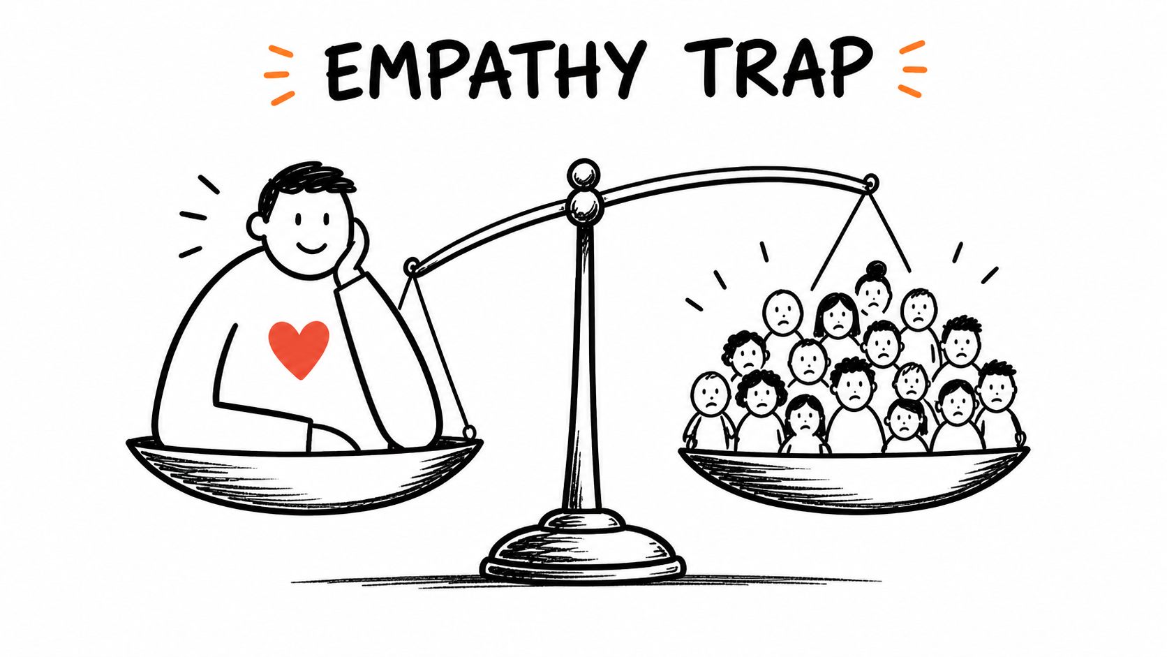 The empathy trap: one user becoming the whole system.